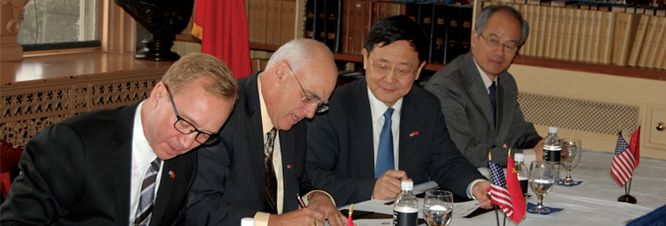 US-China Connection signing